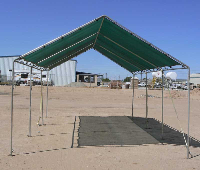 How to Shade Your ... 5 green mesh high peak