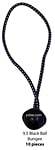 9" (10 pieces) Black Premium Quality Ball Bungee - MBBMR-1