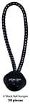 6" (50 Pieces) Black Premium Quality Ball Bungee - MBBS-50