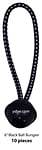 6" (10 pieces) Black Premium Quality Ball Bungee - MBBS-10