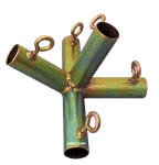 1 3/8" Gold Medium Peak Middle Down (110 Degree) - FV5FG11