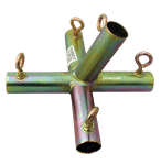 1 3/8" Gold Medium Peak 5 Way Sloped (110 Degree) - FV5GG11