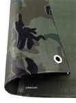 6x8 Green Camouflage Tarp - TCM0608