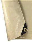 5x7 Tan Heavy Duty Poly Tarp - TD0507