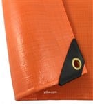 6x8 Orange Heavy Duty Tarp - TO0608